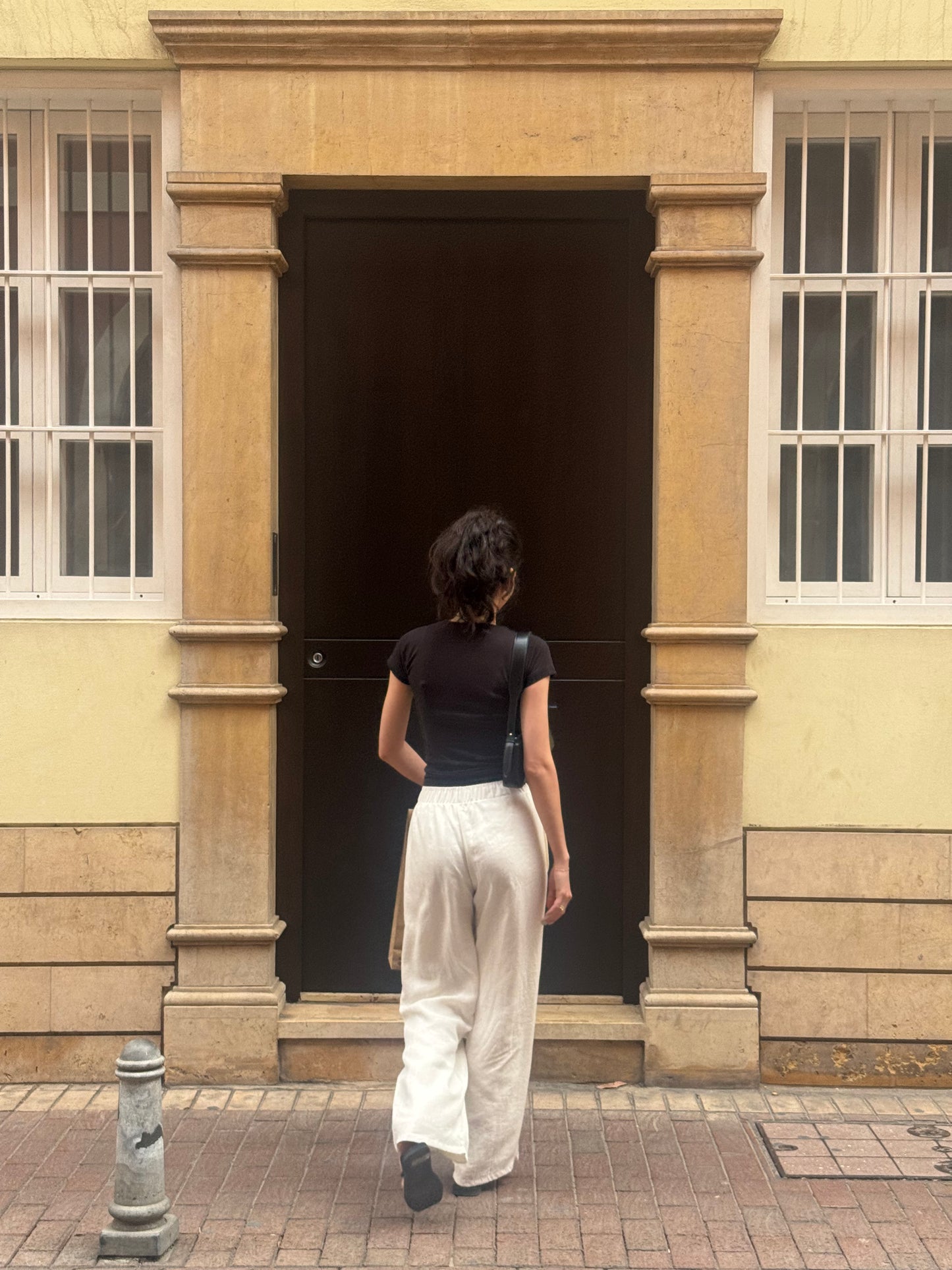 Oat Milk linen pants