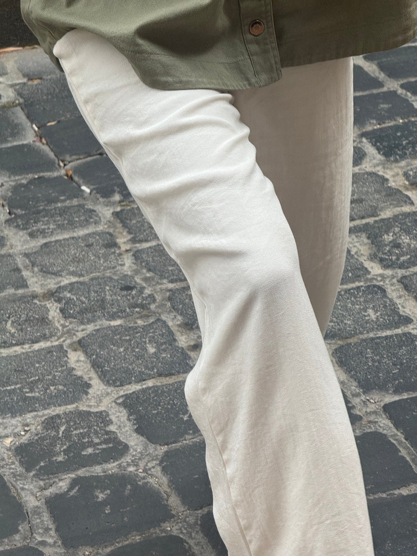 Oat Milk linen pants