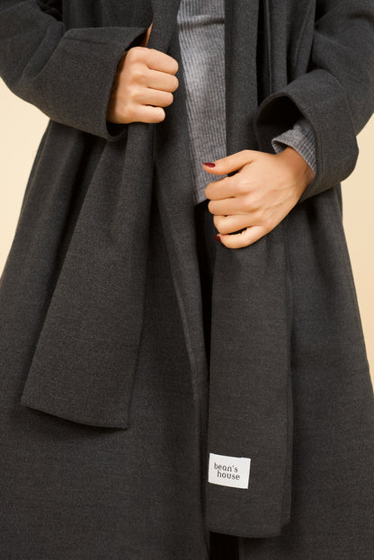 WOOL COAT & SCARF