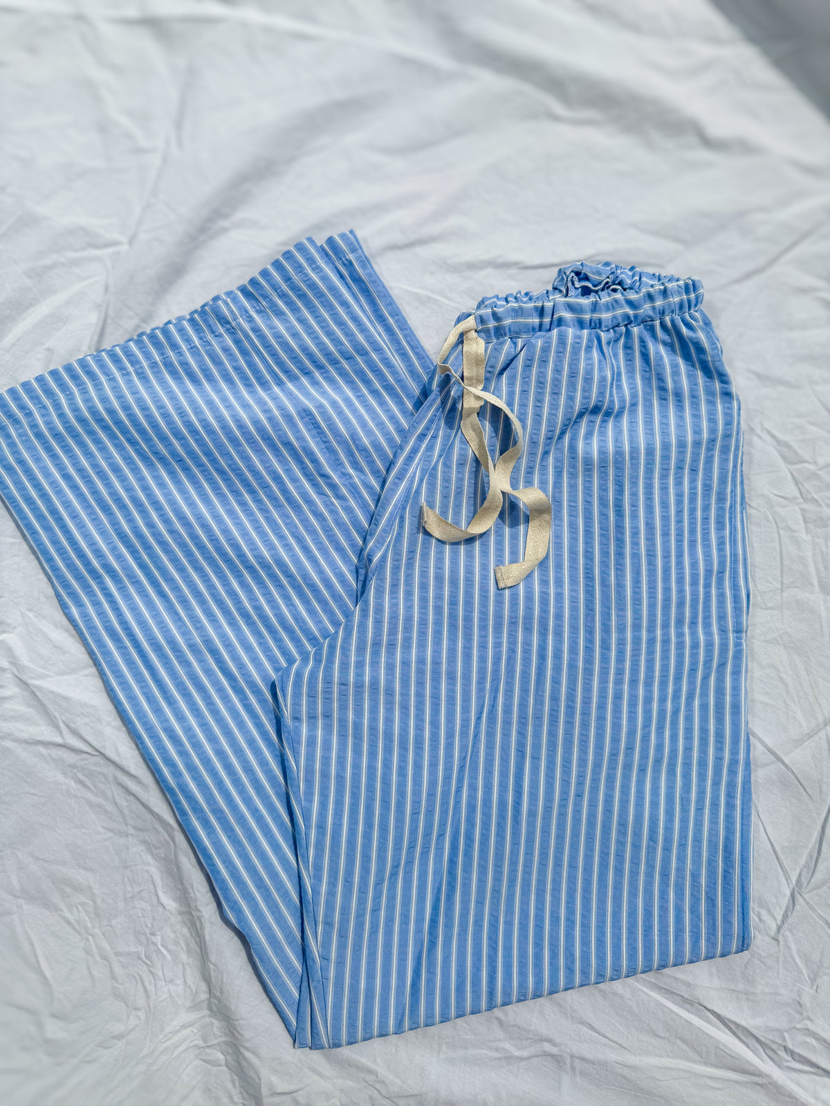 Sleep Pants in Blue Stripe Classic - Womans Cut