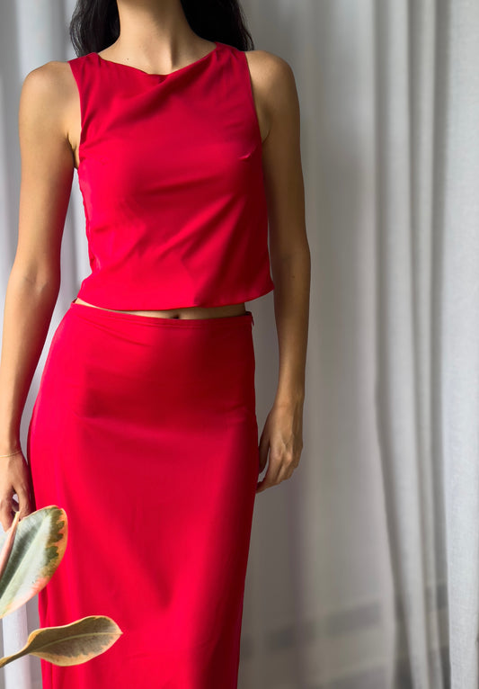 Rouge Flou Skirt Set