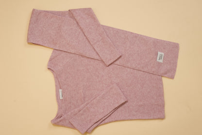 SOFT TOP & SCARF IN PINK