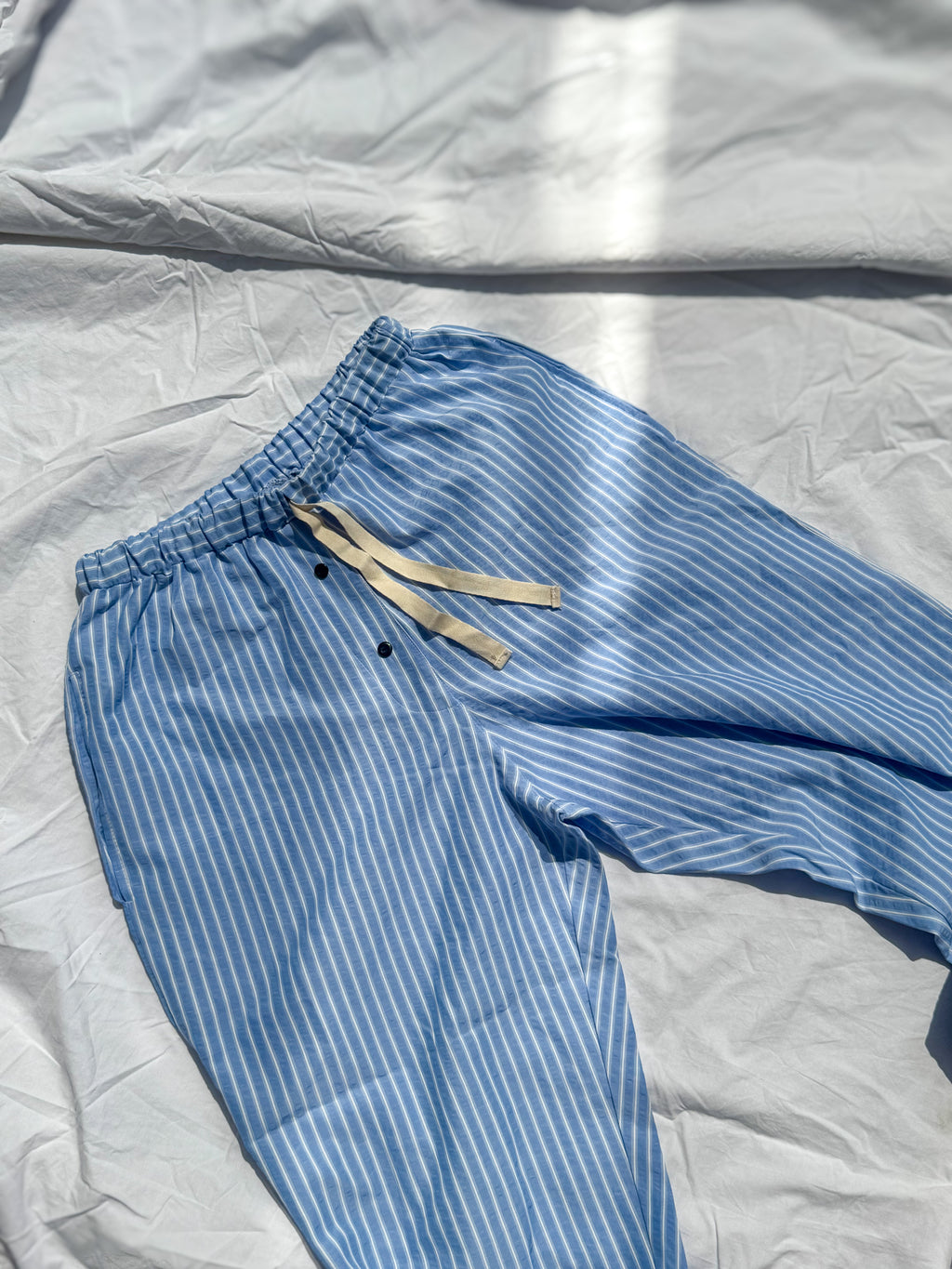 Sleep Pants in Blue Stripe Classic - Mens Cut