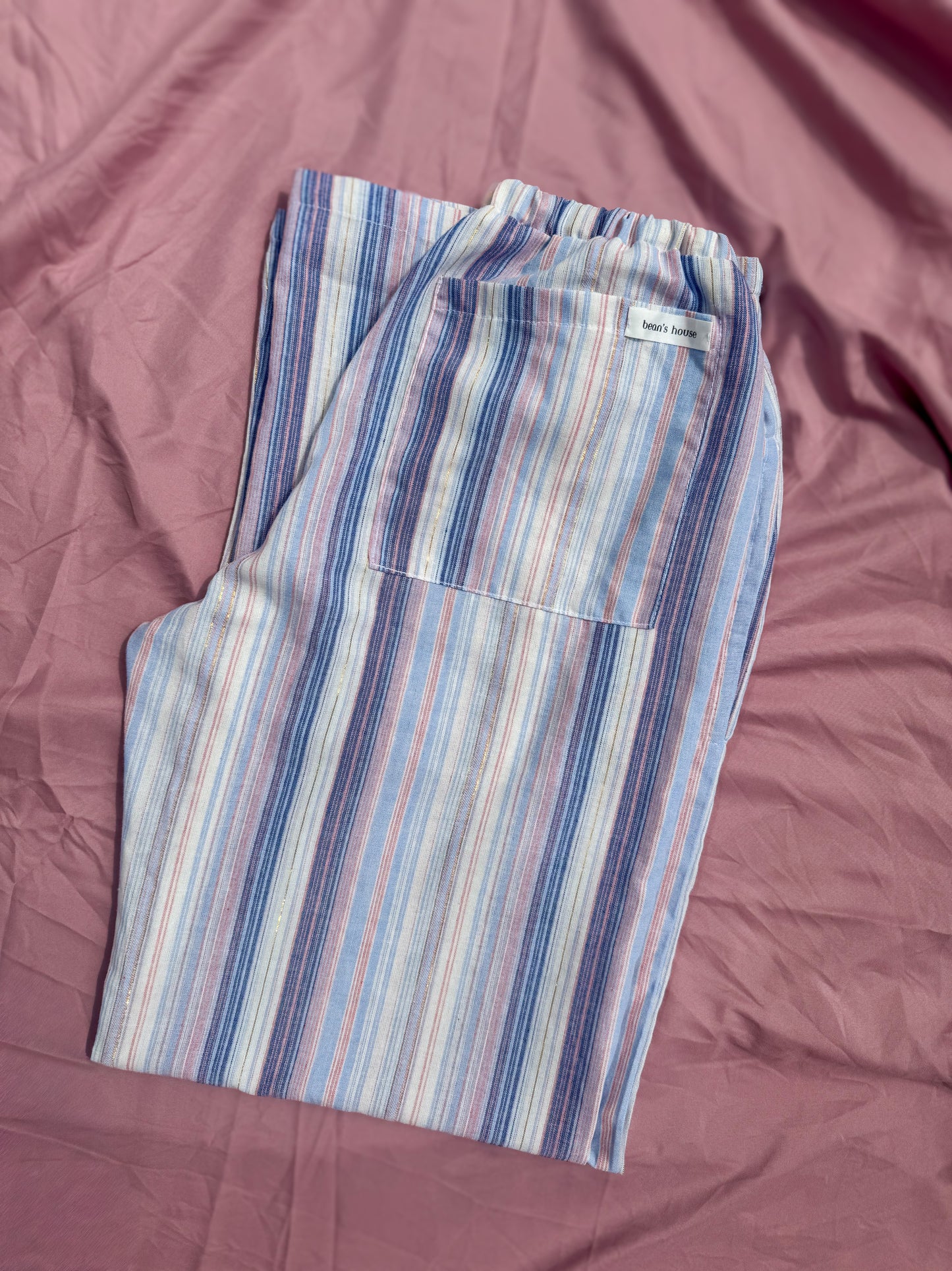 Sleep Pants in Lavender Stripe