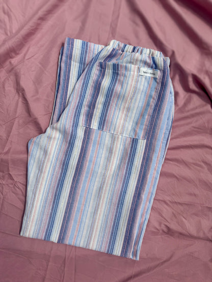 Sleep Pants in Lavender Stripe