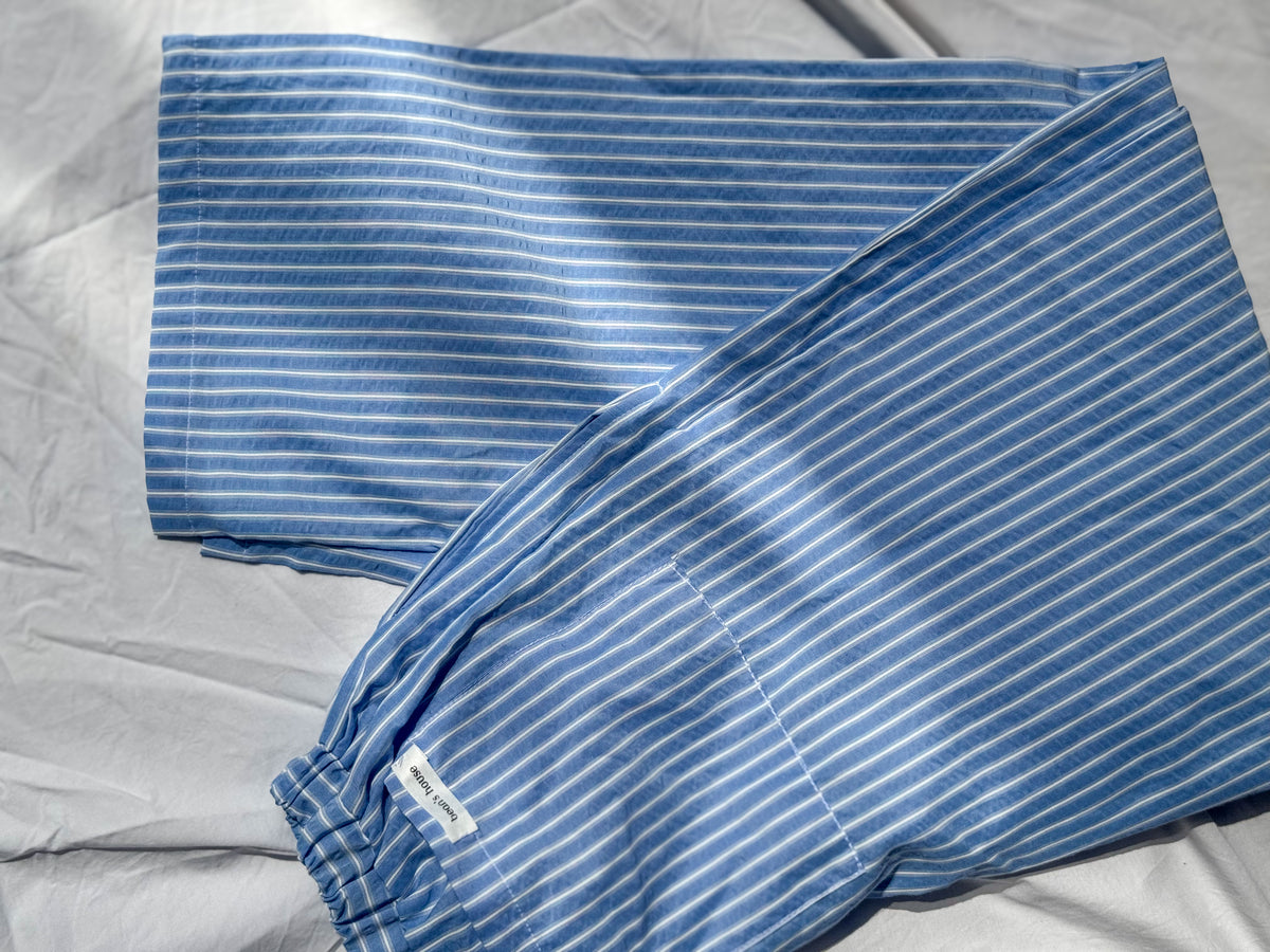 Sleep Pants in Blue Stripe Classic - Mens Cut