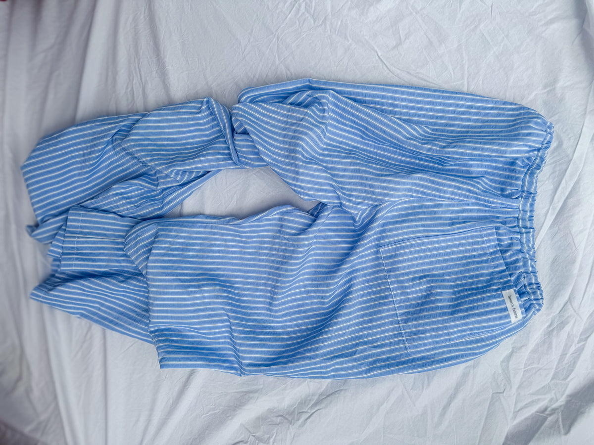 Sleep Pants in Blue Stripe Classic - Womans Cut