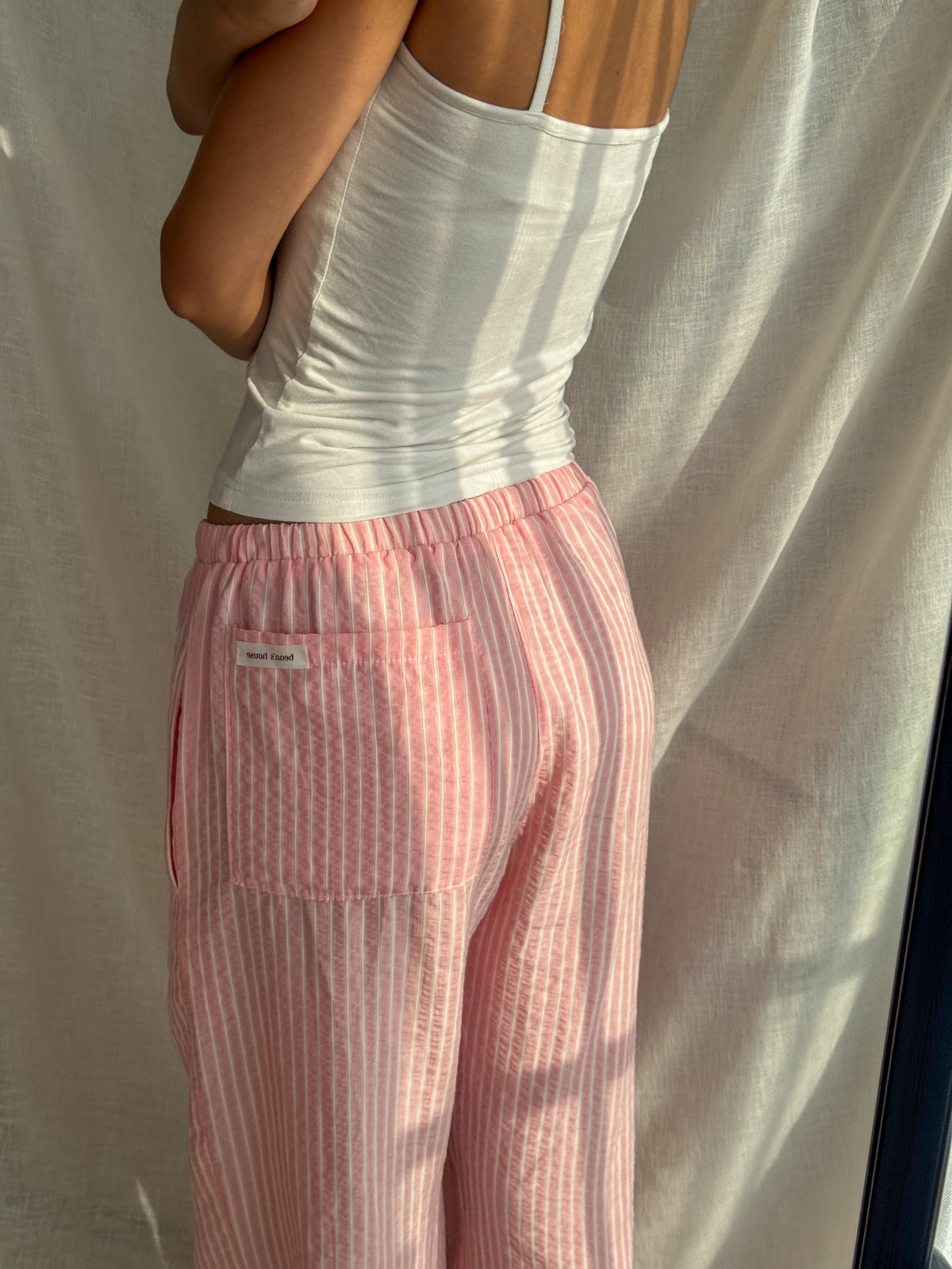 Sleep Pants in Pink Stripe