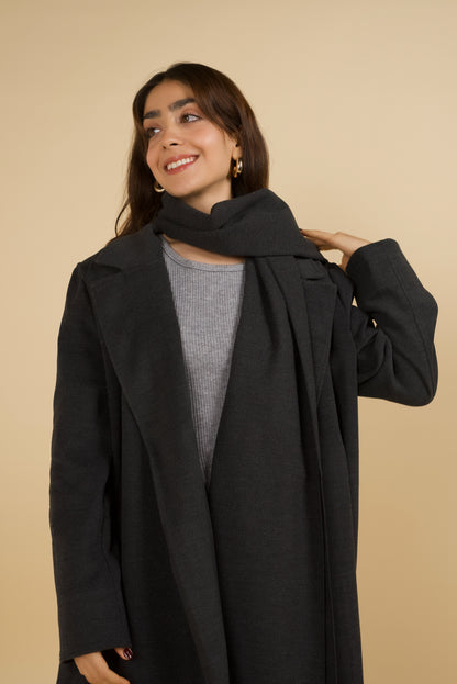 WOOL COAT & SCARF