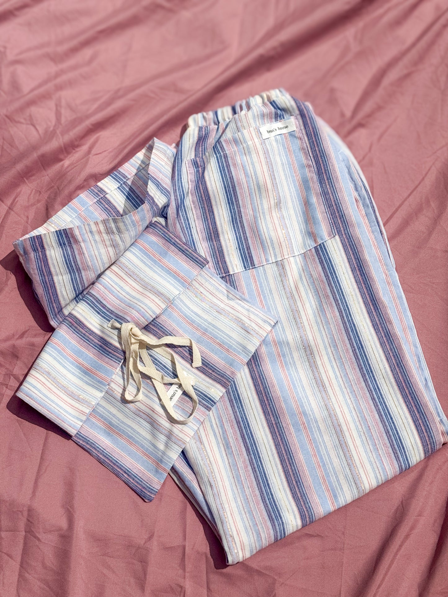 Sleep Pants in Lavender Stripe